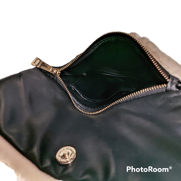 Faux Fur Crossbody Bag With Pom Detachable Gold Crossbody Chain Off White - Picture 5 of 13